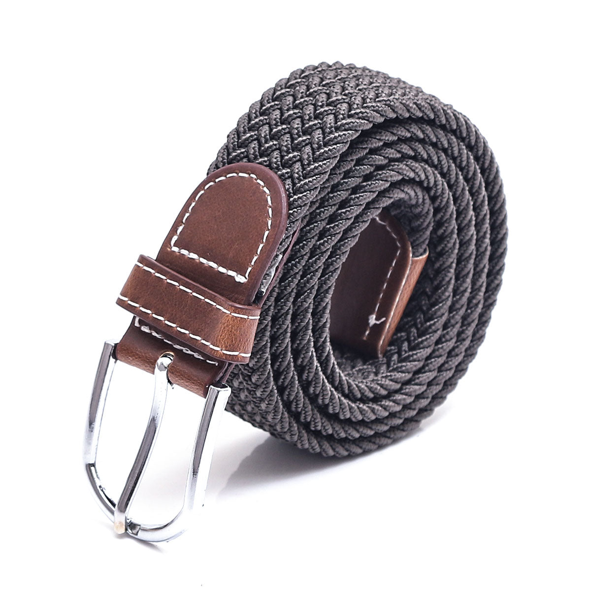 Grey Nylon Men Belt-011