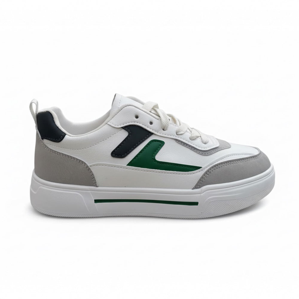 WHITE GREEN SNEAKER AS-085