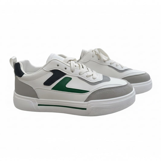 WHITE GREEN SNEAKER AS-085